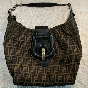 Authentic Fendi Monogram Purse Handbag